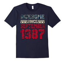 Awesome Since September 1987 Birthday Gift for 30 Years Old