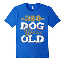 350 Dog Years Old T-Shirt Funny 50th Birthday Gag Gift
