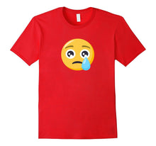 Emoji T-Shirt Crying Face Emoticon Sad Frown