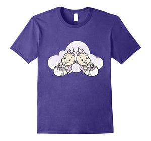 "Twin Baby Girls" New Parents T-Shirt