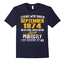 September 43th Birthday Gift Idea Born in 1974 T-Shirt