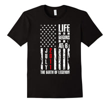 6 Yrs Old Kid Birthday Gift Shirt Born in July 2011 Legends