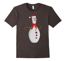 Snowman Bowling Pin Tshirt Funny Santa Christmas Gifts