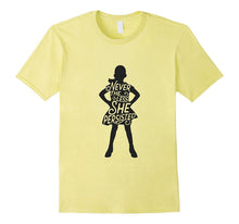 Nevertheless She Persisted T-Shirt Fearless Girl Tee Gray