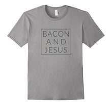 Bacon and Jesus, Fun Christian Minimal Foodie Humor T-Shirt