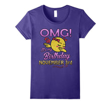 OMG It's My Birthday Shirt Born in November 3rd T-Shirt Gift