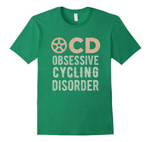 OCD Obsessive Cycling Disorder Distressed Bicycle T Shirt