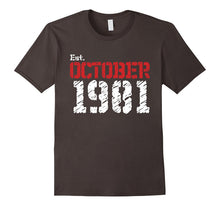 Est October 1981 Shirt 36th Birthday Gifts TShirt