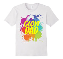 Glow Party Birthday Shirt With Splatters - Dad