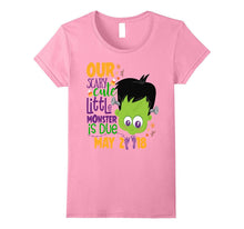Halloween Pregnancy Shirt Our Cute Monster Due May 2018 Dad