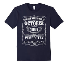 Legends Were Born in October 1967-50th Birthday Gift Shirt