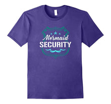Mermaid Security Dad Son Party Swimming Pool Ocean T Shirt
