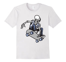Skull Punk Ride a Skateboard T Shirt, Skate Shirts Unisex
