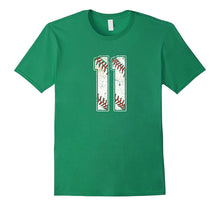 #11 Baseball Jersey Number 11 Retro Vintage T-Shirt