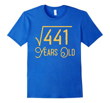 21st Birthday Gift 21 Years Old Square Root of 441 T-Shirt