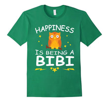 Happiness Is Being a Bibi With Owl Funny T-Shirt Gift