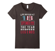 18th Birthday Born in September 1999 Year of Legends T-Shirt