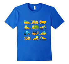 Boys' Trucks and Diggers Short Sleeved T-Shirt for Toddlers