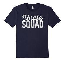 Mens Uncle Squad - Funny Gift for New Uncle Distressed T-Shirt