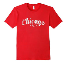 CHICAGO IL T Shirt Illinois Distressed Style Chicago T-Shirt