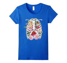 Flower Skull T-Shirt Sugar With Roses for Women Girls Mens