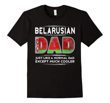 Mens Belarusian Dad Is Much Cooler Father's Day T-Shirt Flag