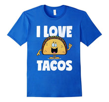 I Love Tacos Funny Vintage Retro Cute Taco Lover T-Shirt