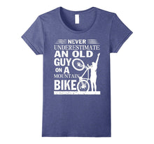 An Old Guy on a Mountain Bike T Shirt, Mountain Bike T Shirt