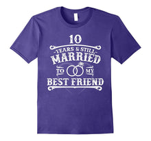 10th Wedding Anniversary T-Shirt for Husband/Wife