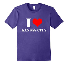 I Love Kansas City T Shirt , I Heart Kansas Missouri Tee