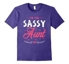 I'm the Sassy Aunt Family Gift T-Shirt