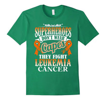 Superheroes Do Not Wear Capes Leukemia Cancer Awareness Tee