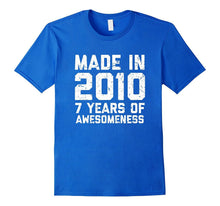7th Birthday Shirt Gift Age 7 Year Old Boy Girl Tshirt Tee