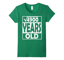 Square Root of 4900 Shirt Cool Gift Idea 70th Birthday Shirt