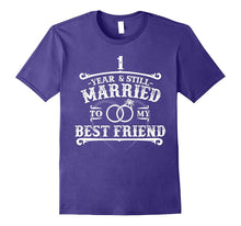1st Wedding Anniversary T-Shirt for Husband/Wife