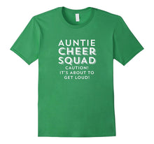 Cool Aunt Cheer Squad T-Shirt Funny Quote Tee