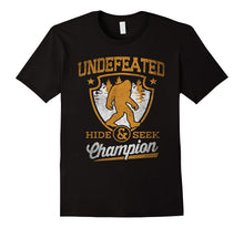 Bigfoot T-Shirt Undefeated Hide & Seek Sasquatch Yeti Gift