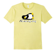 I'm on My Way Lazy Sleeping Penguin Graphic T-Shirt