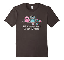 40th Wedding Anniversary Gifts Shirt Owl Couple T-Shirt