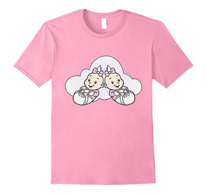 "Twin Baby Girls" New Parents T-Shirt