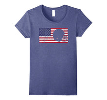 American Flag Football USA Patriotic Vintage Retro T-Shirt