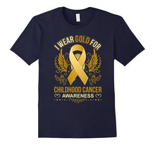 I Wear Gold for Childhood Cancer Awareness T Shirt