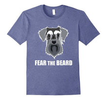 Dog Meme Fear the Beard Mini Schnauzer Dog T Shirt