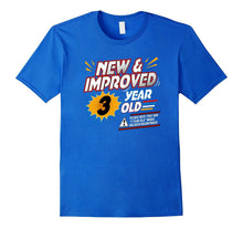 Funny 3rd Retro Birthday T-Shirt 3 Yr Old Comical Cartoon