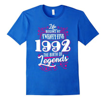 Happy 1992 It's My 25th Birthday Gift Ideas T Shirt
