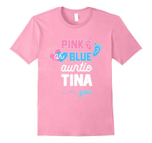 Aunt Tina Baby Shower Reveal Shirts Gender Reveal Tshirt