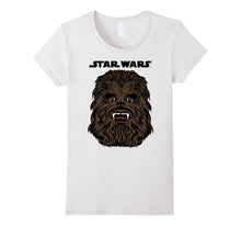 Star Wars Chewbacca Chewy Big Head Logo Graphic T-Shirt