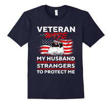 Risk Veteran Wife Husband Save Stranger T-Shirt