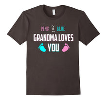 Pink or Blue Grandma Loves You Baby Gender Reveal T-Shirt
