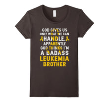 I'm a Badass Leukemia Brother Leukemia Awareness T Shirt